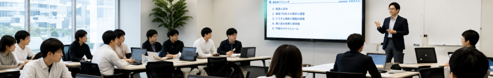 製造業向けワークショップの研修風景